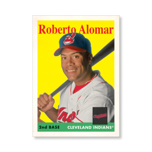 Roberto Alomar 2019 Archives Baseball 1958 Topps Poster # to 99- artbble-pos-19tabb-1030-s