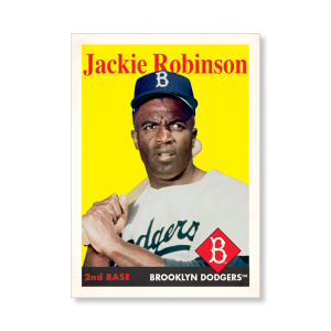 Jackie Robinson 2019 Archives Baseball 1958 Topps Poster # to 99- artbble-pos-19tabb-1032-s