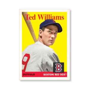 Ted Williams 2019 Archives Baseball 1958 Topps Poster # to 99- artbble-pos-19tabb-1034-s