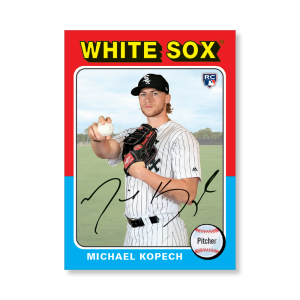 Michael Kopech 2019 Archives Baseball 1975 Topps Poster # to 99- artbble-pos-19tabb-1105-s