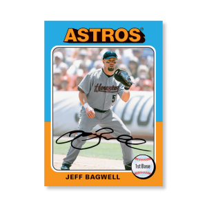 Jeff Bagwell 2019 Archives Baseball 1975 Topps Poster # to 99- artbble-pos-19tabb-1130-s