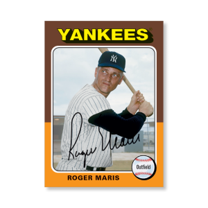 Roger Maris 2019 Archives Baseball 1975 Topps Poster # to 99- artbble-pos-19tabb-1135-s