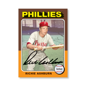 Richie Ashburn 2019 Archives Baseball 1975 Topps Poster # to 99- artbble-pos-19tabb-1150-s