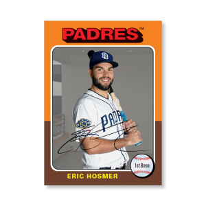 Eric Hosmer 2019 Archives Baseball 1975 Topps Poster # to 99- artbble-pos-19tabb-1187-s