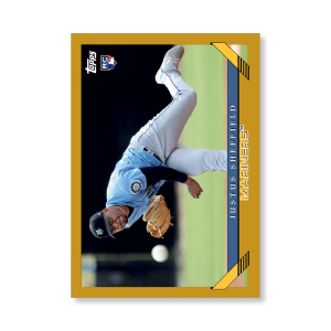 Justus Sheffield 2019 Archives Baseball 1993 Topps Poster Gold Ed. # to 1- artbble-pos-19tabb-1204-gold-s