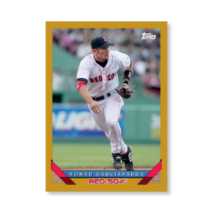 Nomar Garciaparra 2019 Archives Baseball 1993 Topps Poster Gold Ed. # to 1- artbble-pos-19tabb-1226-gold-s