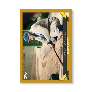 Honus Wagner 2019 Archives Baseball 1993 Topps Poster Gold Ed. # to 1- artbble-pos-19tabb-1235-gold-s