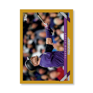 Trevor Story 2019 Archives Baseball 1993 Topps Poster Gold Ed. # to 1- artbble-pos-19tabb-1268-gold-s