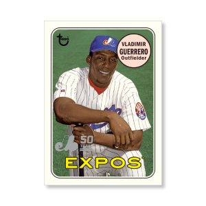 Vladimir Guerrero 2019 Archives Baseball 50th Anniversary of the Montreal Expos Poster # to 99- artbble-pos-19tabb-3200-s