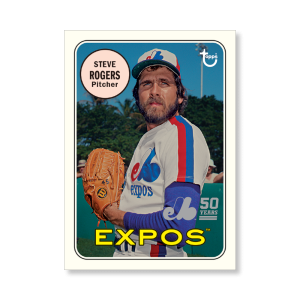 Steve Rogers 2019 Archives Baseball 50th Anniversary of the Montreal Expos Poster # to 99- artbble-pos-19tabb-3209-s