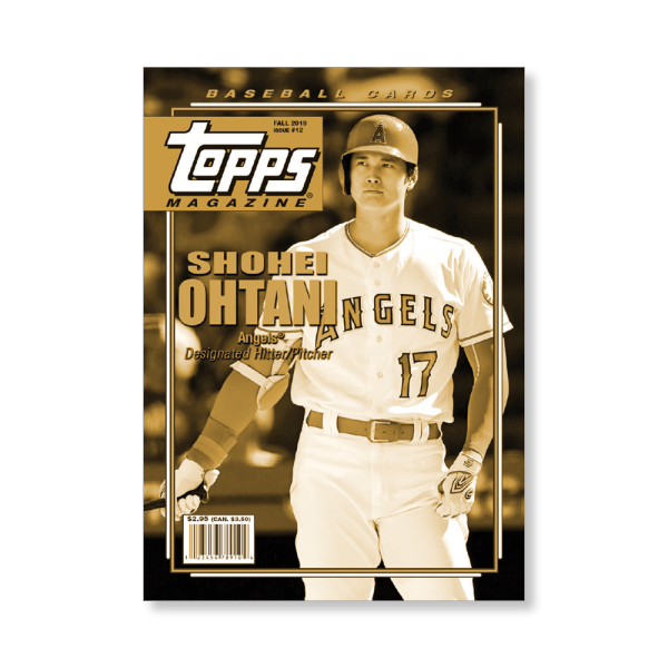 Shohei Ohtani 2019 Archives Baseball Topps Magazine Insert Poster Gold Ed. # to 1- artbble-pos-19tabb-3603-gold-s