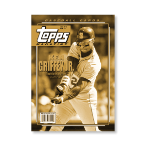 Ken Griffey Jr. 2019 Archives Baseball Topps Magazine Insert Poster Gold Ed. # to 1- artbble-pos-19tabb-3606-gold-s