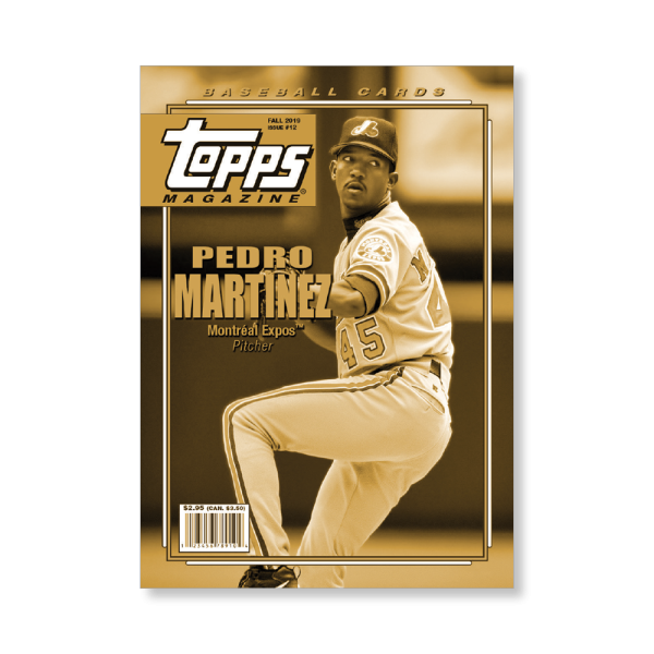 Pedro Martinez 2019 Archives Baseball Topps Magazine Insert Poster Gold Ed. # to 1- artbble-pos-19tabb-3607-gold-s