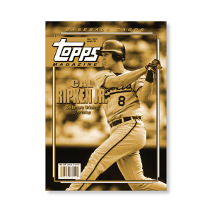 Cal Ripken Jr. 2019 Archives Baseball Topps Magazine Insert Poster Gold Ed. # to 1- artbble-pos-19tabb-3608-gold-s