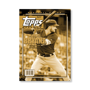 Kris Bryant 2019 Archives Baseball Topps Magazine Insert Poster Gold Ed. # to 1- artbble-pos-19tabb-3609-gold-s