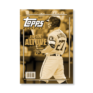 Jose Altuve 2019 Archives Baseball Topps Magazine Insert Poster Gold Ed. # to 1- artbble-pos-19tabb-3611-gold-s