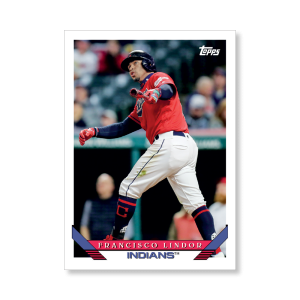 Francisco Lindor 2019 Archives Baseball 1958 Topps Image Variation Poster # to 99- artbble-pos-19tabb-3702-s