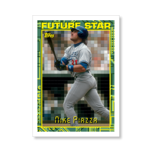 Mike Piazza 2019 Archives Baseball 1994 Topps Future Star Insert Poster # to 99- artbble-pos-19tabb-4003-s
