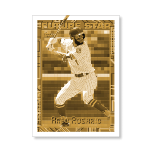 Amed Rosario 2019 Archives Baseball 1994 Topps Future Star Insert Poster Gold Ed. # to 1- artbble-pos-19tabb-4007-gold-s
