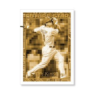 Scott Kingery 2019 Archives Baseball 1994 Topps Future Star Insert Poster Gold Ed. # to 1- artbble-pos-19tabb-4008-gold-s