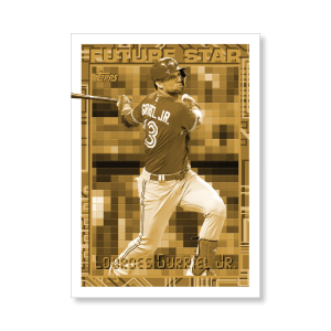 Lourdes Gurriel Jr. 2019 Archives Baseball 1994 Topps Future Star Insert Poster Gold Ed. # to 1- artbble-pos-19tabb-4016-gold-s