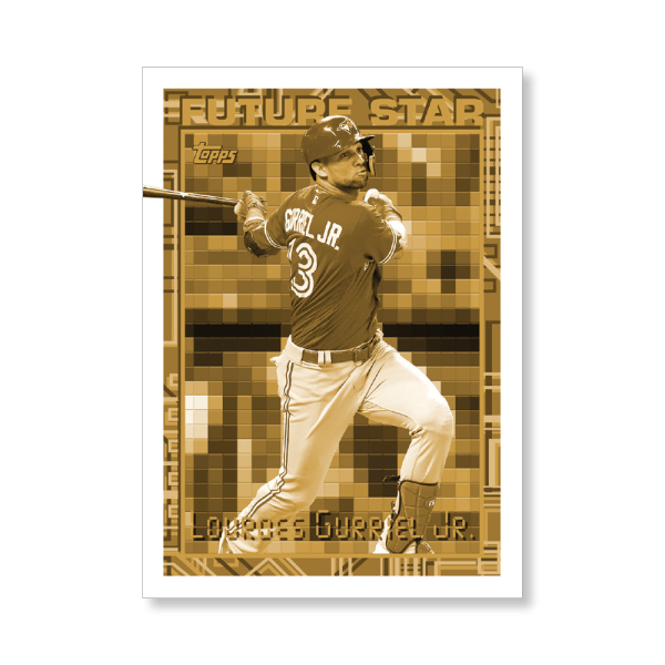 Lourdes Gurriel Jr. 2019 Archives Baseball 1994 Topps Future Star Insert Poster Gold Ed. # to 1- artbble-pos-19tabb-4016-gold-s