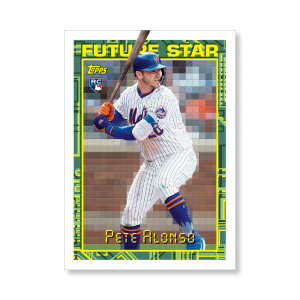 Pete Alonso 2019 Archives Baseball 1994 Topps Future Star Insert Poster # to 99- artbble-pos-19tabb-4025-s