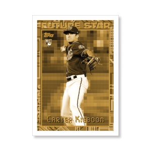 Carter Kieboom 2019 Archives Baseball 1994 Topps Future Star Insert Poster Gold Ed. # to 1- artbble-pos-19tabb-4028-gold-s