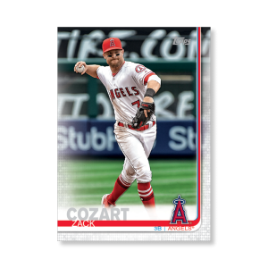 2019 Topps Series 1 Baseball Zack Cozart Base Poster - #'d to 99- artbble-pos-19tbb1-1008-s