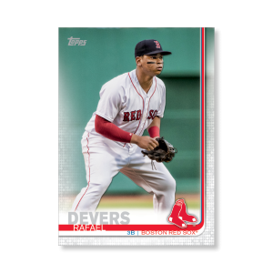 2019 Topps Series 1 Baseball Rafael Devers Base Poster - #'d to 99- artbble-pos-19tbb1-1052-s