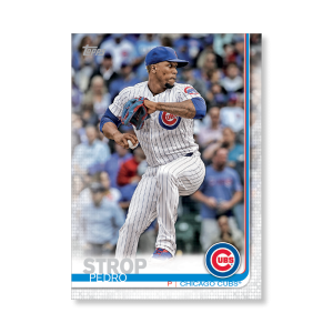 2019 Topps Series 1 Baseball Pedro Strop Base Poster - #'d to 99- artbble-pos-19tbb1-1065-s