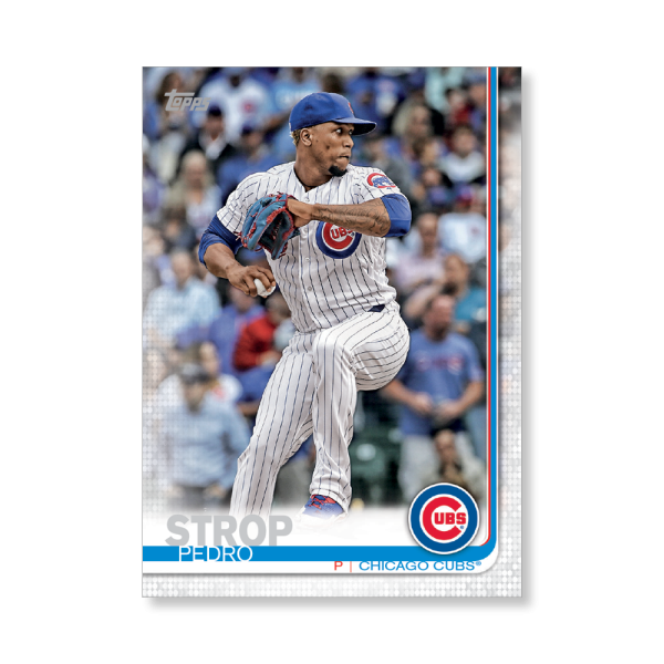 2019 Topps Series 1 Baseball Pedro Strop Base Poster - #'d to 99- artbble-pos-19tbb1-1065-s