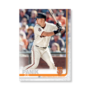 2019 Topps Series 1 Baseball Joe Panik Base Poster - #'d to 99- artbble-pos-19tbb1-1222-s