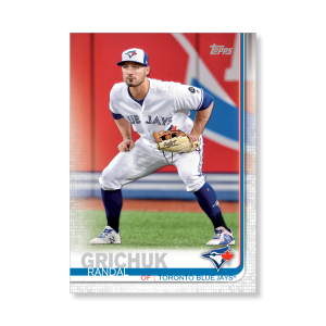 2019 Topps Series 1 Baseball Randal Grichuk Base Poster - #'d to 99- artbble-pos-19tbb1-1264-s