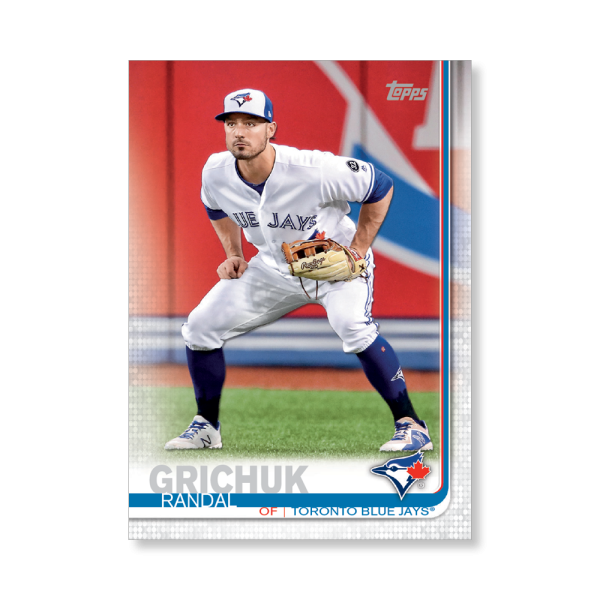 2019 Topps Series 1 Baseball Randal Grichuk Base Poster - #'d to 99- artbble-pos-19tbb1-1264-s
