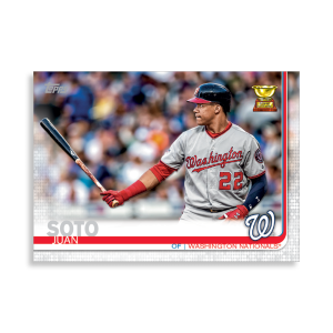 2019 Topps Series 1 Baseball Juan Soto Base Poster - #'d to 99- artbble-pos-19tbb1-1272-s