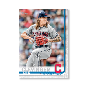 2019 Topps Series 1 Baseball Mike Clevinger Base Poster - #'d to 99- artbble-pos-19tbb1-1291-s