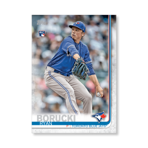 2019 Topps Series 1 Baseball Ryan Borucki Base Poster - #'d to 99- artbble-pos-19tbb1-1403-s