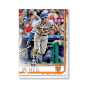 2019 Topps Series 1 Baseball Jeff McNeil Base Poster - #'d to 99- artbble-pos-19tbb1-1405-s