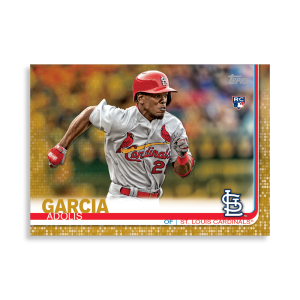 2019 Topps Series 1 Baseball Adolis Garcia Base Poster - #'d to 1- artbble-pos-19tbb1-1426-gold-s
