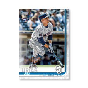 2019 Topps Series 1 Baseball Luis Urias Base Poster - #'d to 99- artbble-pos-19tbb1-1435-s