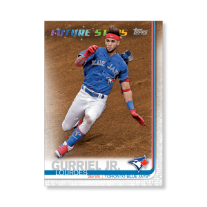 2019 Topps Series 1 Baseball Lourdes Gurriel Jr. Base Poster - #'d to 99- artbble-pos-19tbb1-1507-s