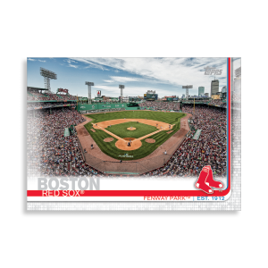 2019 Topps Series 1 Baseball Fenway Park Base Poster - #'d to 99- artbble-pos-19tbb1-1524-s