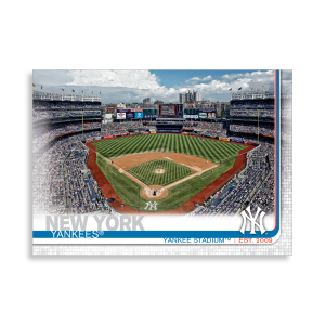 2019 Topps Series 1 Baseball Yankee Stadium Base Poster - #'d to 99- artbble-pos-19tbb1-1529-s