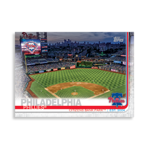 2019 Topps Series 1 Baseball Citizens Bank Park Base Poster - #'d to 99- artbble-pos-19tbb1-1530-s