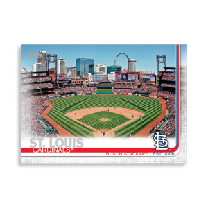 2019 Topps Series 1 Baseball Busch Stadium Base Poster - #'d to 99- artbble-pos-19tbb1-1532-s