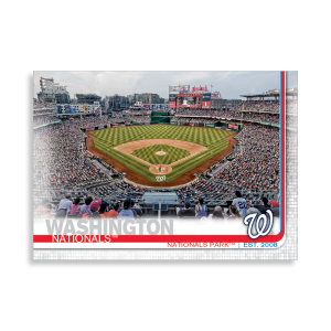 2019 Topps Series 1 Baseball Nationals Park Base Poster - #'d to 99- artbble-pos-19tbb1-1533-s