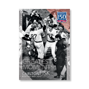 2019 Topps Series 1 Baseball Carlton Fisk 150 Years Of Professional Baseball Poster - #'d to 99- artbble-pos-19tbb1-2014-s