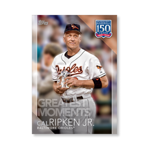2019 Topps Series 1 Baseball Cal Ripken Jr. 150 Years Of Professional Baseball Poster - #'d to 99- artbble-pos-19tbb1-2021-s