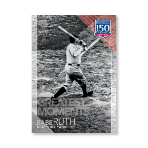 2019 Topps Series 1 Baseball Babe Ruth 150 Years Of Professional Baseball Poster - #'d to 99- artbble-pos-19tbb1-2026-s